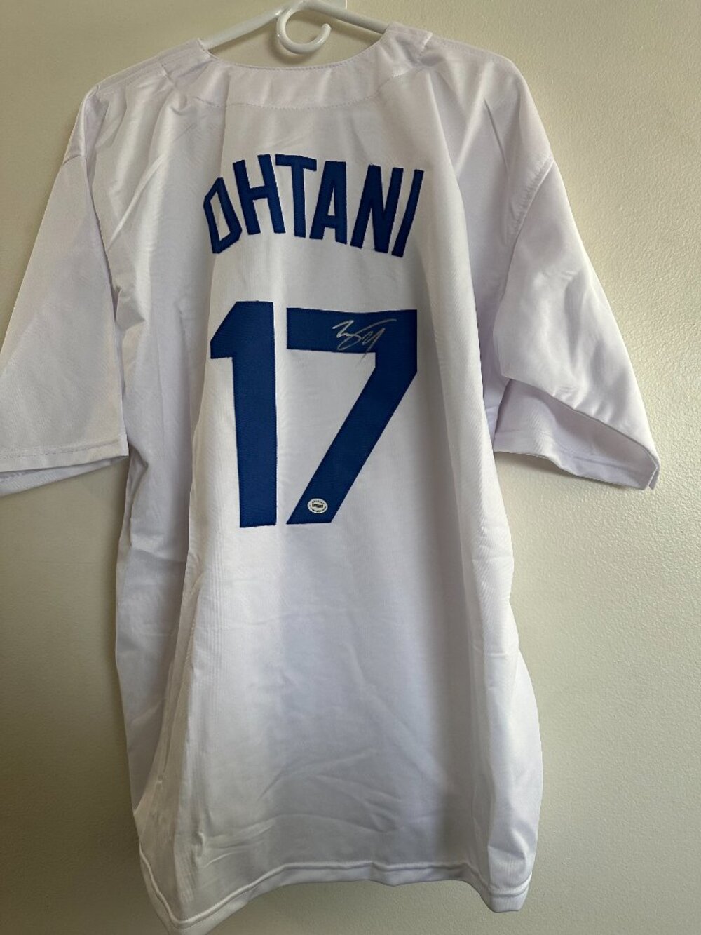 Shohei Ohtani signed Los Angeles LA Dodgers autographed custom jersey COA XL 766